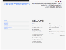 Tablet Screenshot of gregorydavidmayo.com